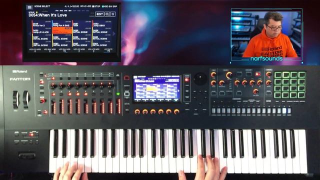 When It's Love Van Halen Roland Fantom EX | Jupiter-8 ACB & Synth Model, JD-800 смотреть онлайн