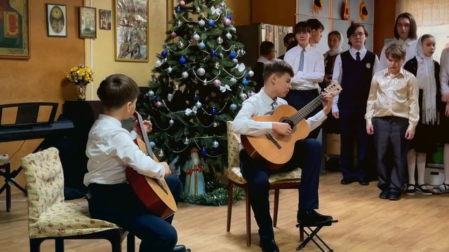 В ночном саду прозрачно и светло… | Инструментальная версия | Рождество Христово | #voskrecka смотреть онлайн