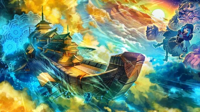 AoCF Treasure Ship Above the Clouds Theme: The Palanquin Ship Flies in the Sky смотреть онлайн