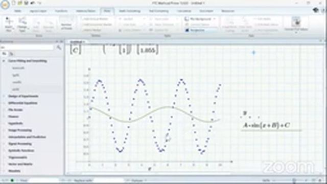 Стрим: синусоидальная регрессия в Mathcad Prime и Python смотреть онлайн