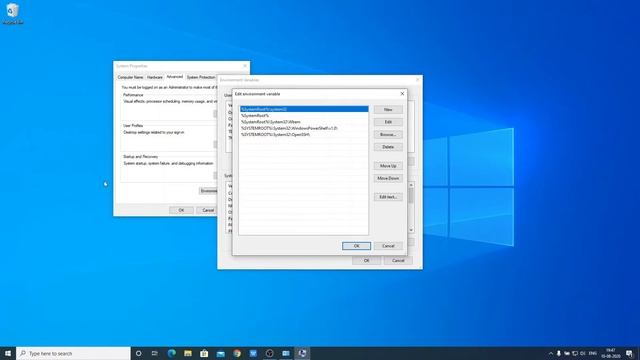 JAVA Set Environment Variable on Windows10 смотреть онлайн