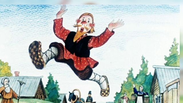 Чудесные лапоточки. /русская народная сказка/ смотреть онлайн