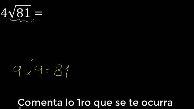 4√81 , 4 Por Raiz cuadrada de 81 , raiz por un numero смотреть онлайн