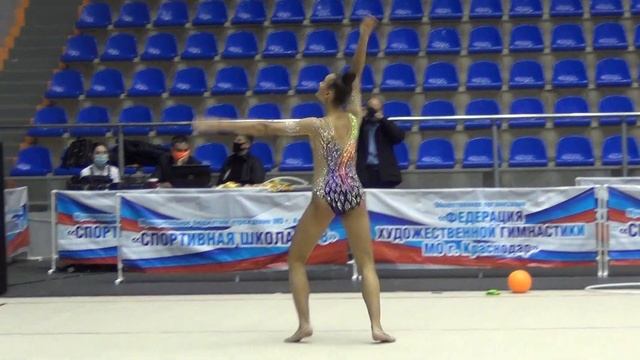 Зайцева Е., обруч, Кубок главы Краснодара, 16.11.2020 смотреть онлайн