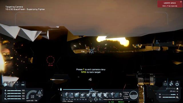 How dangerous is 14 gatling guns on a small ship against a large ship? Space Engineers смотреть онлайн