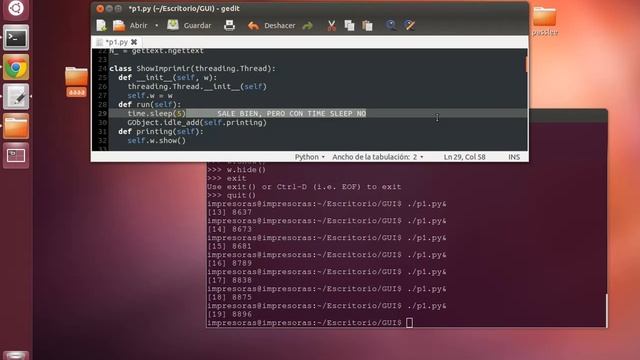 [Python] [GTK] Error con el Threading смотреть онлайн
