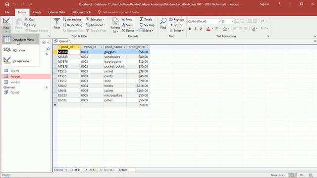 SQL course - ORDER BY using column numbers (lesson 5) смотреть онлайн