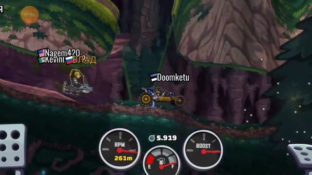 Hill Climb Racing 2 Кубок Сумрачной долины. Снегоход смотреть онлайн