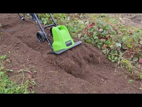 Почему другие используют электрический культиватор Greenworks GTL1520, а вы — нет? смотреть онлайн