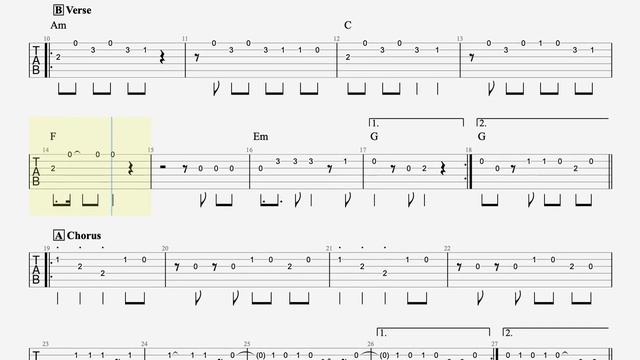 Senorita - Camila Cabello & Shawn Mendez - Easy Guitar Tab - Playthrough (With Chords) смотреть онлайн