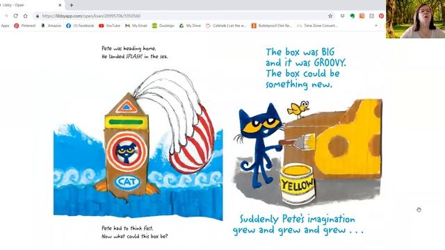 PixieLin's Storytime: Pete the Cat's Groovy Imagination by James Dean смотреть онлайн
