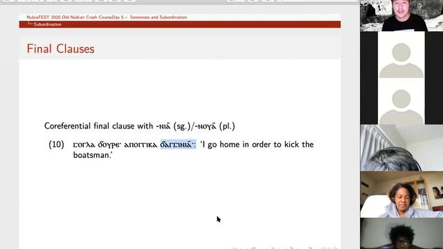Old Nubian Crash Course – Day 5: Sentences and Subordination смотреть онлайн