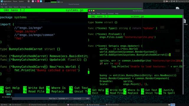 How to Add Custom System From Another File with Golang's Engo Game Engine with Terminal on Parrot S смотреть онлайн
