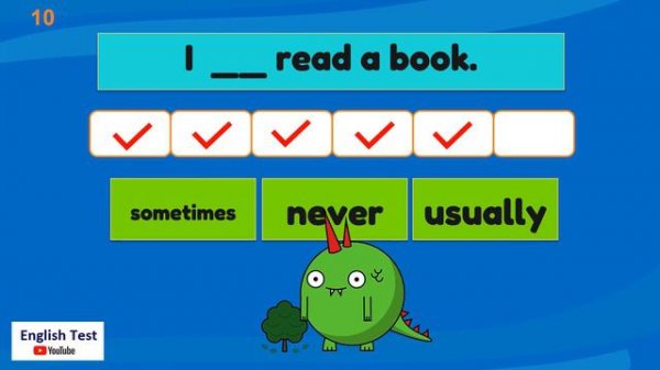 Adverbs of Frequency Quiz for Kids