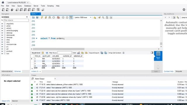 Write a SQL query to calculate total purchase amount of all orders. смотреть онлайн