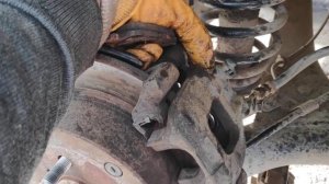 BYD f3 суппорта заклинил, разобрать