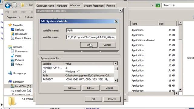 Java 7 Video Tutorial - How to add the jdk\bin directory in your PATH environment variable смотреть онлайн