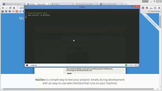 MailDev Serveur SMTP tester vos emails en local смотреть онлайн