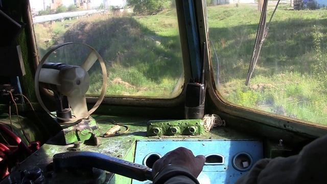 Легендарный тепловоз ТЭ2-256 в работе