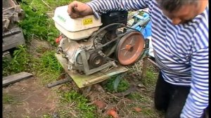 Подготовка мотоблока МБ-1 к весенним работам.Замена ведущего ремня. Замена масла.И небольшой ремонт