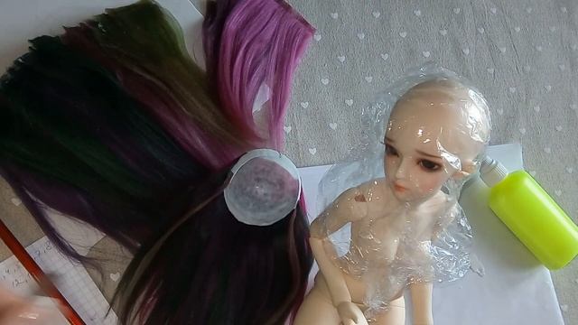 Парик для куклы 