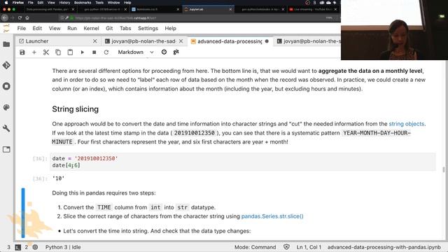 Geo-Python Lesson 6 - Data analysis with Pandas II смотреть онлайн