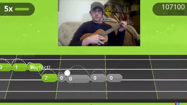 Yousician Ukulele - 'Dark Lullaby' Challenge Run смотреть онлайн