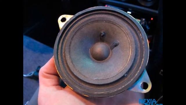 Как снять передние динамики на Daewoo Nexia N100 смотреть онлайн