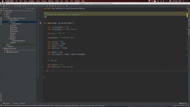 1 Working with Basic Types in Kotlin смотреть онлайн