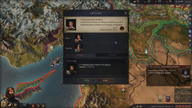 Crusader Kings 3 | The tales of Burgundy | Episode 3: That Crusade was a disaster... смотреть онлайн