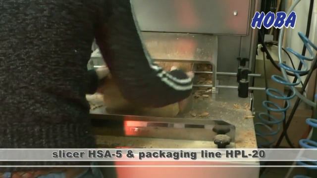 Комплекс нарезки и упаковки, ПОЛУАВТОМАТ HOBA 2100 шт/час смотреть онлайн