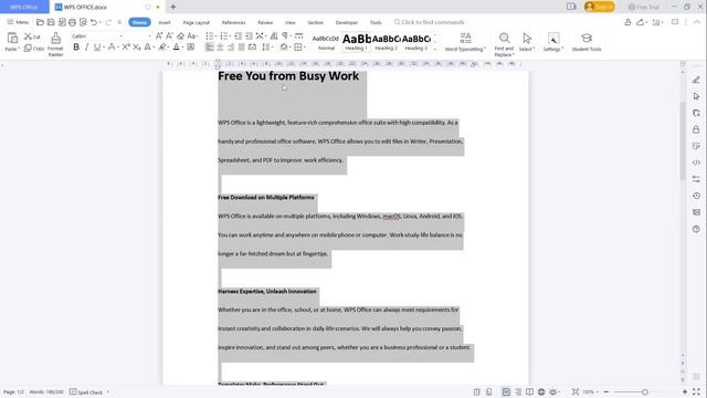 WPS Office How To Change Line Spacing смотреть онлайн