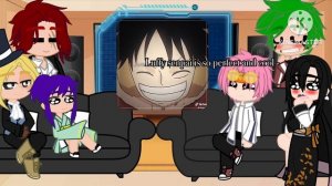 One Piece Characters react to Luffy || One Piece || Read the comment