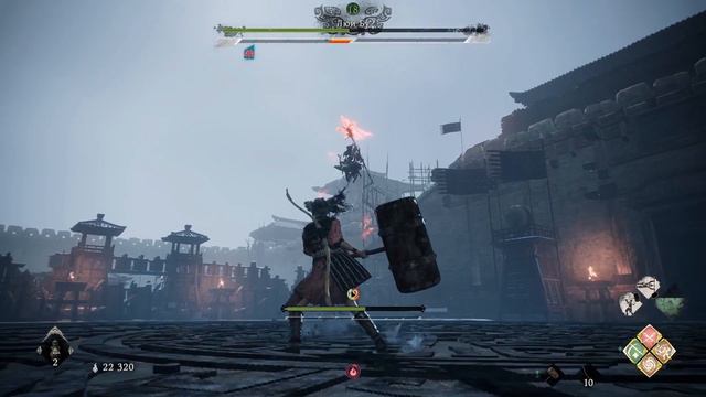 Wo Long: Fallen Dynasty. Люй Бу. Напряженно, еще и все призывы на него потратил смотреть онлайн
