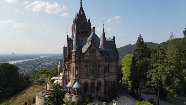 4K drone footage of North Rhine Westphalia Germany and soothing music. 4K Ultra HD Quality & Sound смотреть онлайн