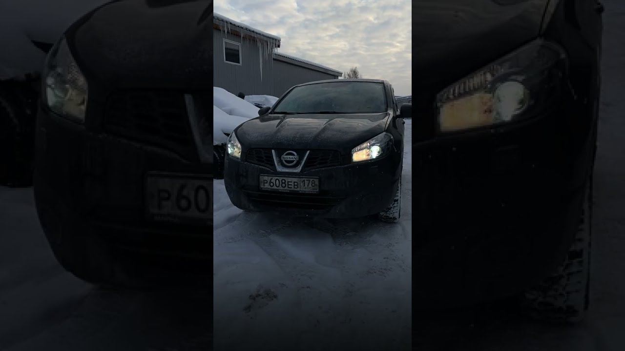 Nissan Qashqai с билед линзами смотреть онлайн