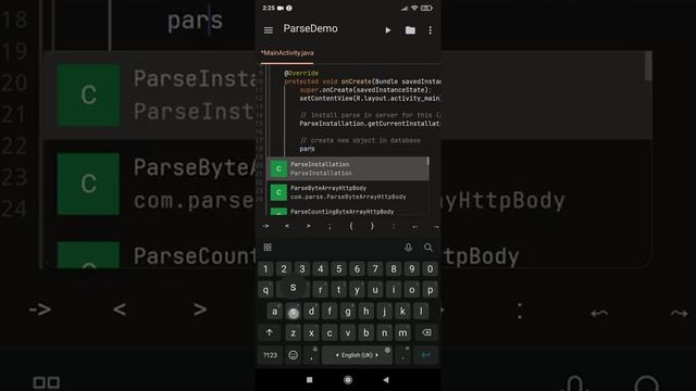 Parse platform server (Firebase alternative) in CodeAssist || بديل للفايربيس منصة بارس في كود اسيست смотреть онлайн
