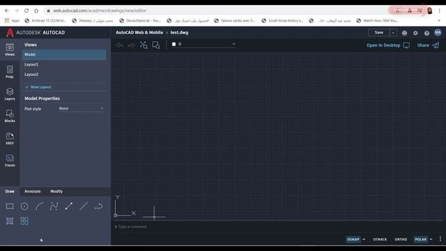 للمبتدئين شرح اتوكاد ويب | Autocad Web App смотреть онлайн