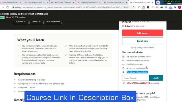 Udemy Paid Course for 2021 || Java || YouTube Thumbnail Design || Most Demanded Course смотреть онлайн