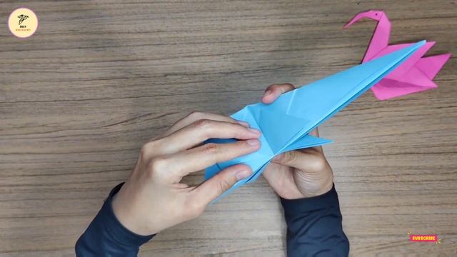 [ORIGAMI] How To Make SWAN Origami Paper DIY || Easy Origami смотреть онлайн