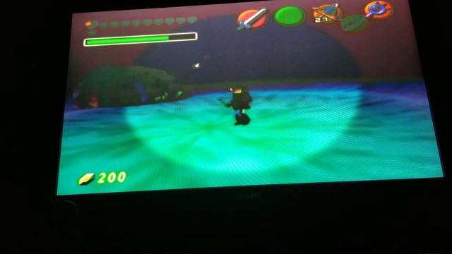 Shooting Bongo Bongo with Ice Arrows in Ocarina of Time смотреть онлайн