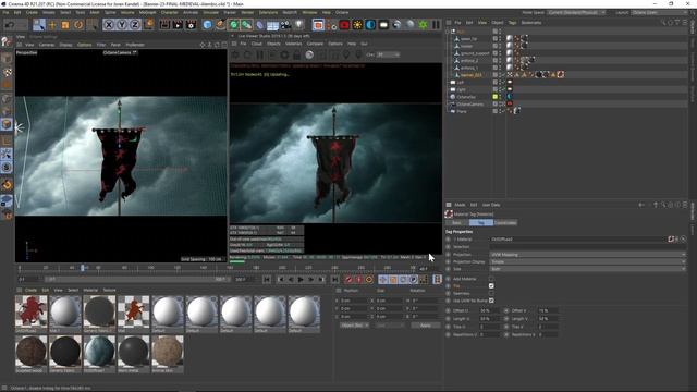 Cinema 4D Tutorial: How to Texture Alembic Files with Selection Tags смотреть онлайн