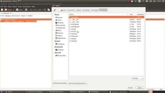 Python Django tutorial 4a How to Set the home or default page смотреть онлайн