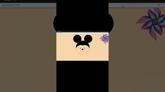 How to a Draw Mickey Mouse Using Python Code? смотреть онлайн