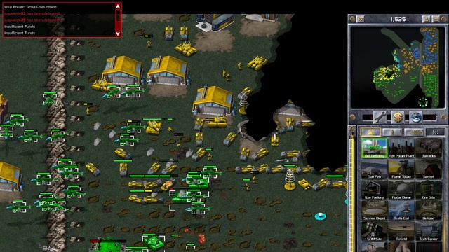 C&C Red Alert multiplayer match. 3 on 3 BACK & FORTH THEN CRASHED! Red Alert 1 Gameplay смотреть онлайн