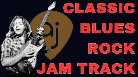 Vintage Blues Rock Jam Track For Guitar Backing Track (E Minor 65 BPM)