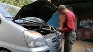 Замена радиатора Hyundai Starex 2005