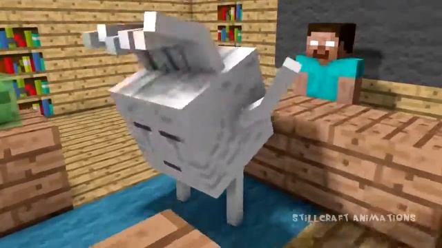 Школа Монстров Minecraft анимация Урок Танцев смотреть онлайн