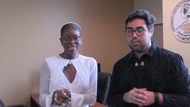 Oracle Q&A Student Body President and Vice President Cesar Esmeraldi and Elizabeth Volmy смотреть онлайн