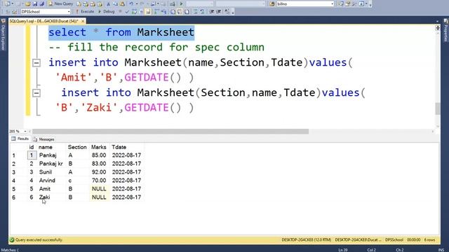 SQL server Create, Insert, update rename, Truncate,Drop, Delete (1) смотреть онлайн